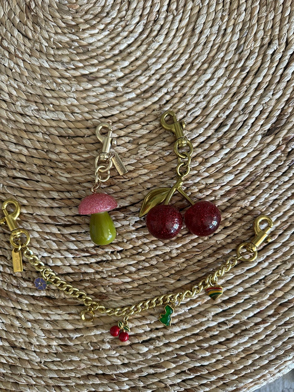 Set of 3 Bag charms